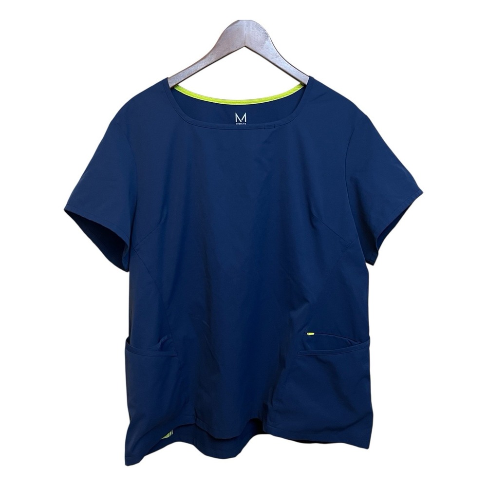 Medelita Meridian Multi-Pocket Scrub Top 2XL‎